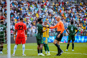 If there had been VAR for the Rwanda vs. Nigeria game, the Super Eagles would have won. Ademola Lookman's goal would have been awarded after a VAR review. At first glance, it looked like a foul, which is why Egyptian referee Mohamed Maarouf Eid Mansour disallowed the goal. It was a human error, as he had to make a decision in a split second. VAR would have resolved this.