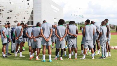 super eagles training