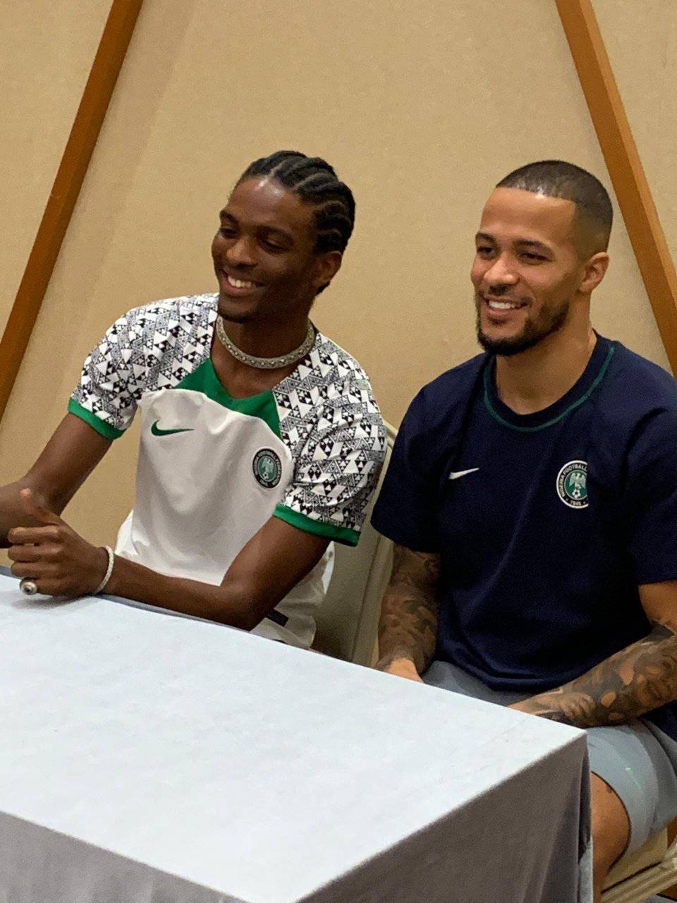 William Troost-Ekong and Natse Jemide