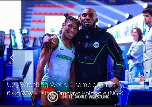 Nigerian wrestler Esther Kolawole (OLY) has claimed a bronze medal at the 2024 U23 World Wrestling Championship in Albania