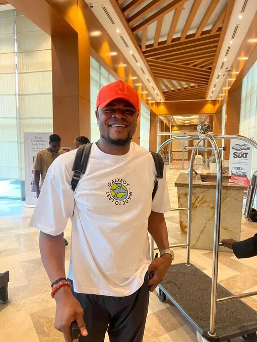 Stanley Nwabali arrives Super Eagles camp