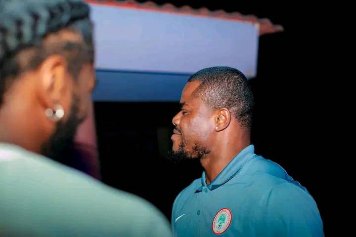 Stanley Nwabali in Super Eagles camp