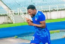 NDIFREKE EFFIONG SCORES FOR RIVERS UNITED IN THE NPFL