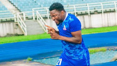 NDIFREKE EFFIONG SCORES FOR RIVERS UNITED IN THE NPFL