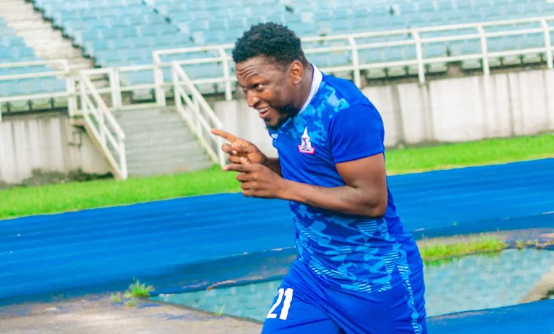 NDIFREKE EFFIONG SCORES FOR RIVERS UNITED IN THE NPFL