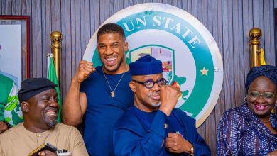 Anthony Joshua has been celebrated by the Ogun State Governor, Prince Dapo Abiodun, who honoured him with a Yoruba name and other recognitions on Monday, 30th December 2024.