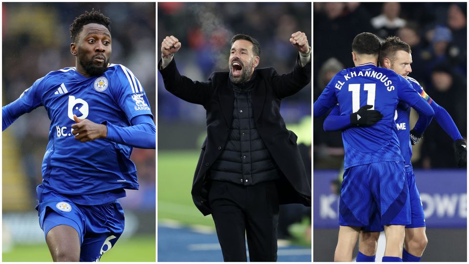 Wilfred Ndidi and Ruud Van Nistelrooy Leicester City debut