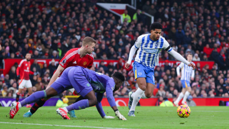 Manchester United fans have erupted in anger after goalkeeper Andre Onana's mistake gifted Brighton a third goal in a 3-1 defeat at Old Trafford on Sunday.