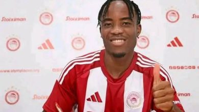 Greek football giants Olympiacos FC have announced the signing of Nigerian international left-back Bruno Onyemaechi from Portuguese club Boavista.