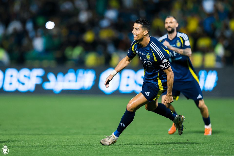 CRISITIANO RONALDO SCORES 100TH GOAL IN SAUDI ARABIA