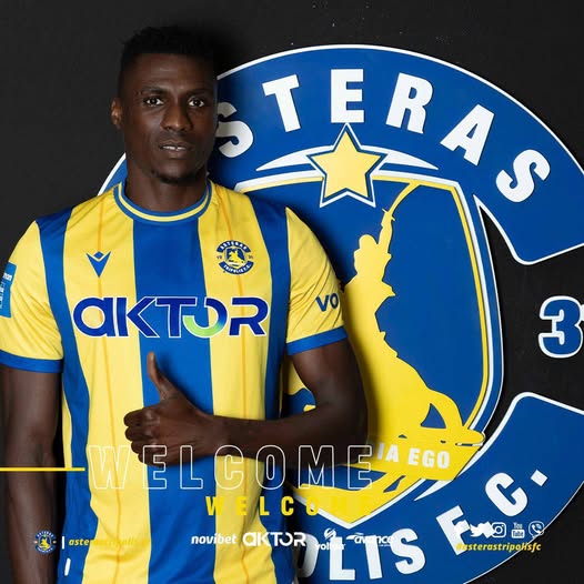 Ekerette Udom unveiled at Asteras Tripolis