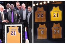 LAKERS RETIRE MICHAEL COOPER JERSEY NUMBER 21