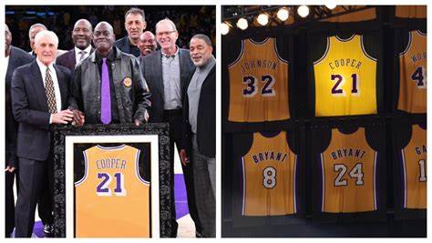 LAKERS RETIRE MICHAEL COOPER JERSEY NUMBER 21