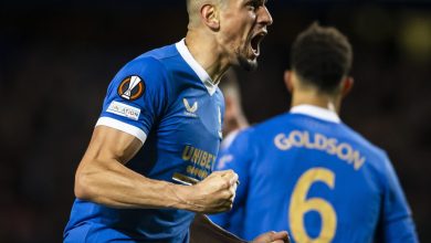 Nigerian players Leon Balogun and Cyril Dessers both scored as Rangers secured a comfortable 3-0 win over Aberdeen in the Scottish Premier League.