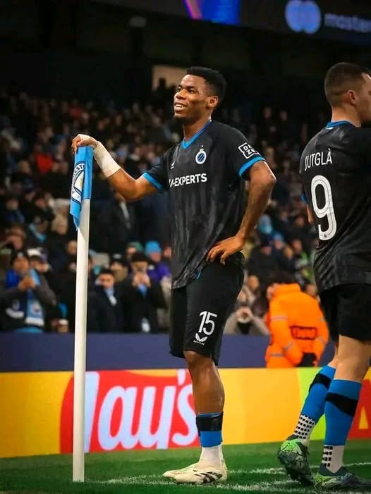 Raphael Onyedika netted his first UEFA Champions League goal in stunning fashion, but Manchester City fought back in the second half to claim a crucial 3-1 victory