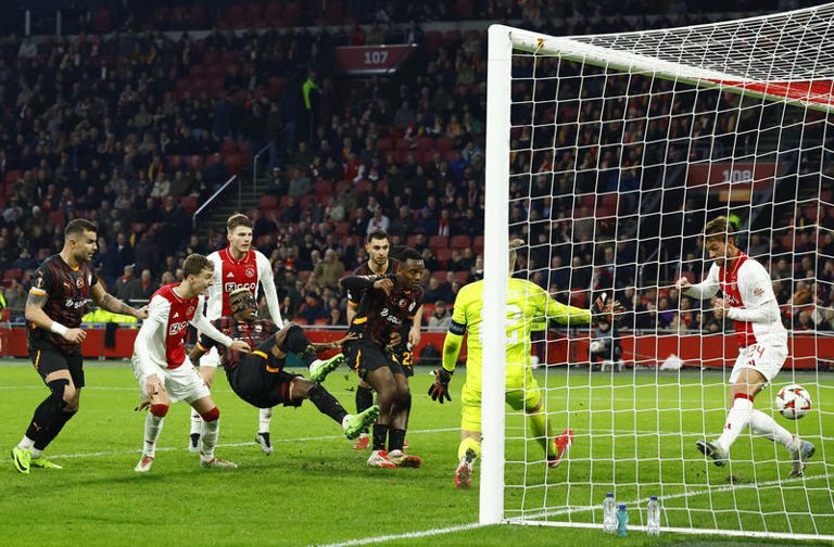 Victor Osimhen was on target for Galatasaray, but his late strike was not enough to prevent a 2-1 defeat to Ajax in the UEFA Europa League on Thursday