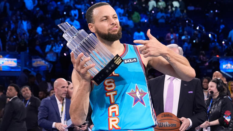 Steph Curry hoisting the MVP trophy in front of his home crowd. But was he truly the most deserving player?