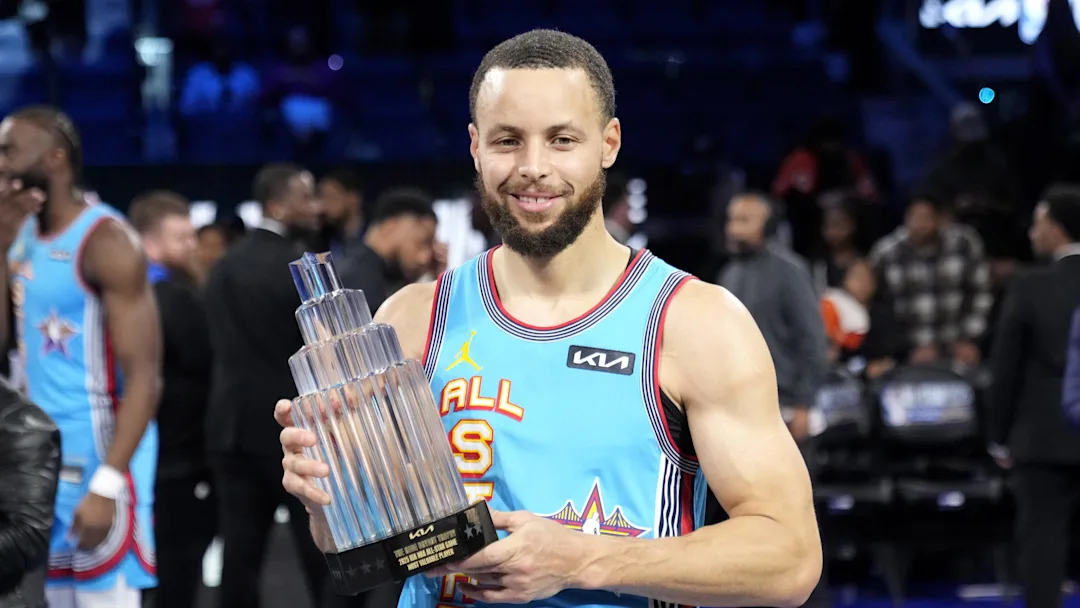 Golden State Warriors star Steph Curry shone brightly at the revamped NBA All-Star Game, winning the MVP award after an impressive shooting display.