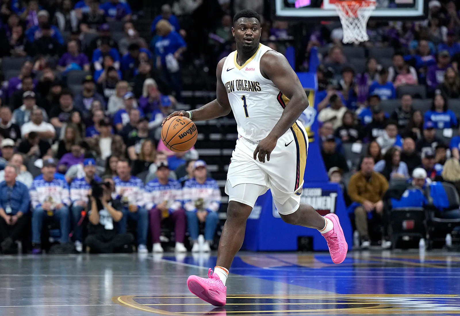 Zion Williamson celebrated a big moment in his career by getting his first triple-double, scoring 27 points, getting 10 rebounds, and making 11 assists.