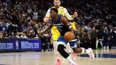 LeBron James scored a game-high 38 points and grabbed 10 rebounds, but it was not enough to save the Los Angeles Lakers from a 116-104 defeat against the Minnesota Timberwolves