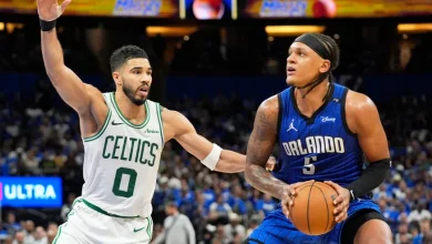 Franz Wagner scored 32 points and Paolo Banchero added 29 as the Orlando Magic beat the Boston Celtics 95-93 on Friday night to cut Boston’s lead to 2-1