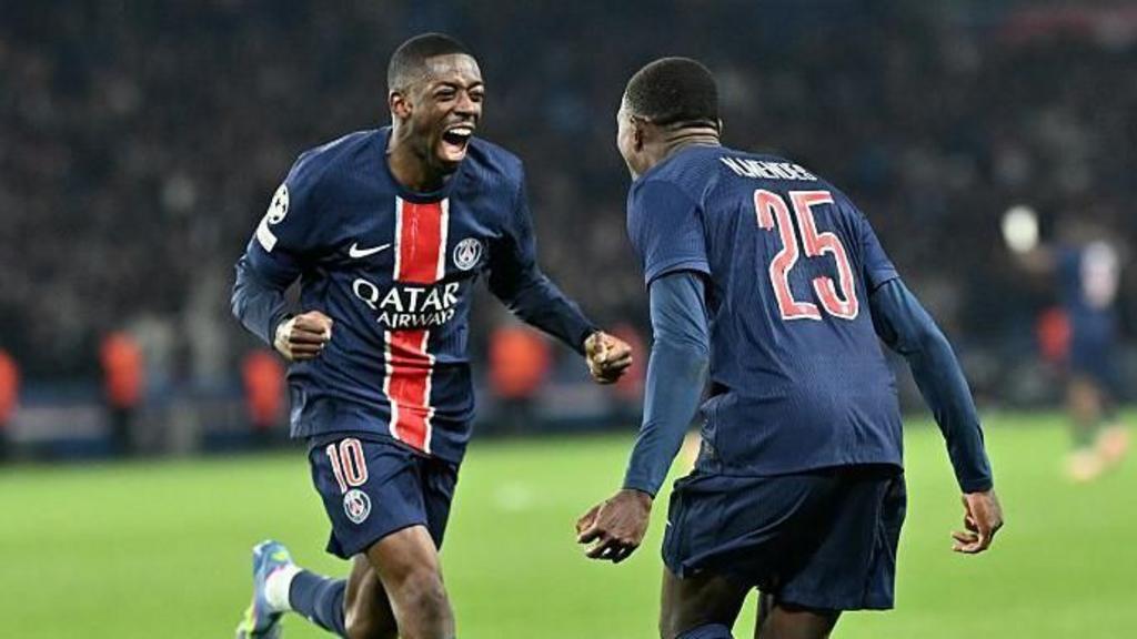 Nuno Mendes scored in stoppage time to give Paris Saint-Germain a strong lead in their Champions League quarter-final first leg against Aston Villa