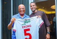 Days after the final of his U-15 Boys tournament, Super Eagles captain, William Troost-Ekong was hosted by Akwa Ibom State Governor Umo Eno.