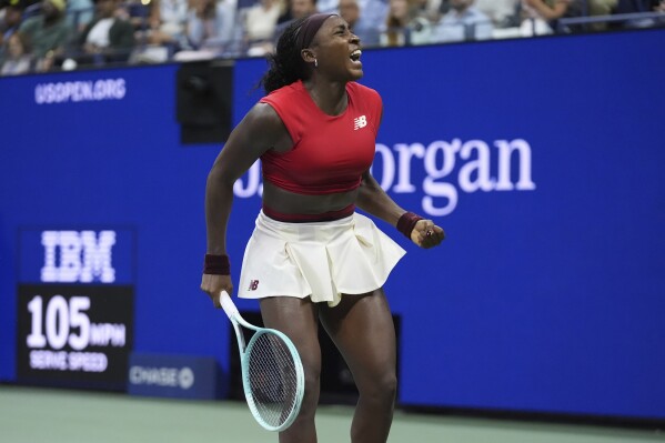 Coco Gauff fights back in tears to beat Vekić in US Open