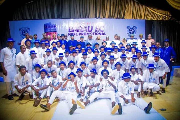 The Deputy President of the Senate, Senator Barau I. Jibrin, has gifted 35 motorcycles and ₦17.5 million to players of Barau Football Club in celebration of their promotion to the Nigeria Premier Football League (NPFL) for the 2025/2026 season