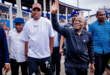 Enyimba FC forward Edidiong Ezekiel has praised the presence of Abia State Governor, Dr Alex Otti, during the club’s thrilling 3-2 comeback victory over Bendel Insurance