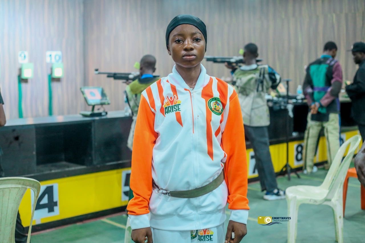 Opeyemi Tinubu has won a Silver medal for Team Akwa Ibom in the Female Pistol Shooting event at the 9th National Youth Games in Asaba.