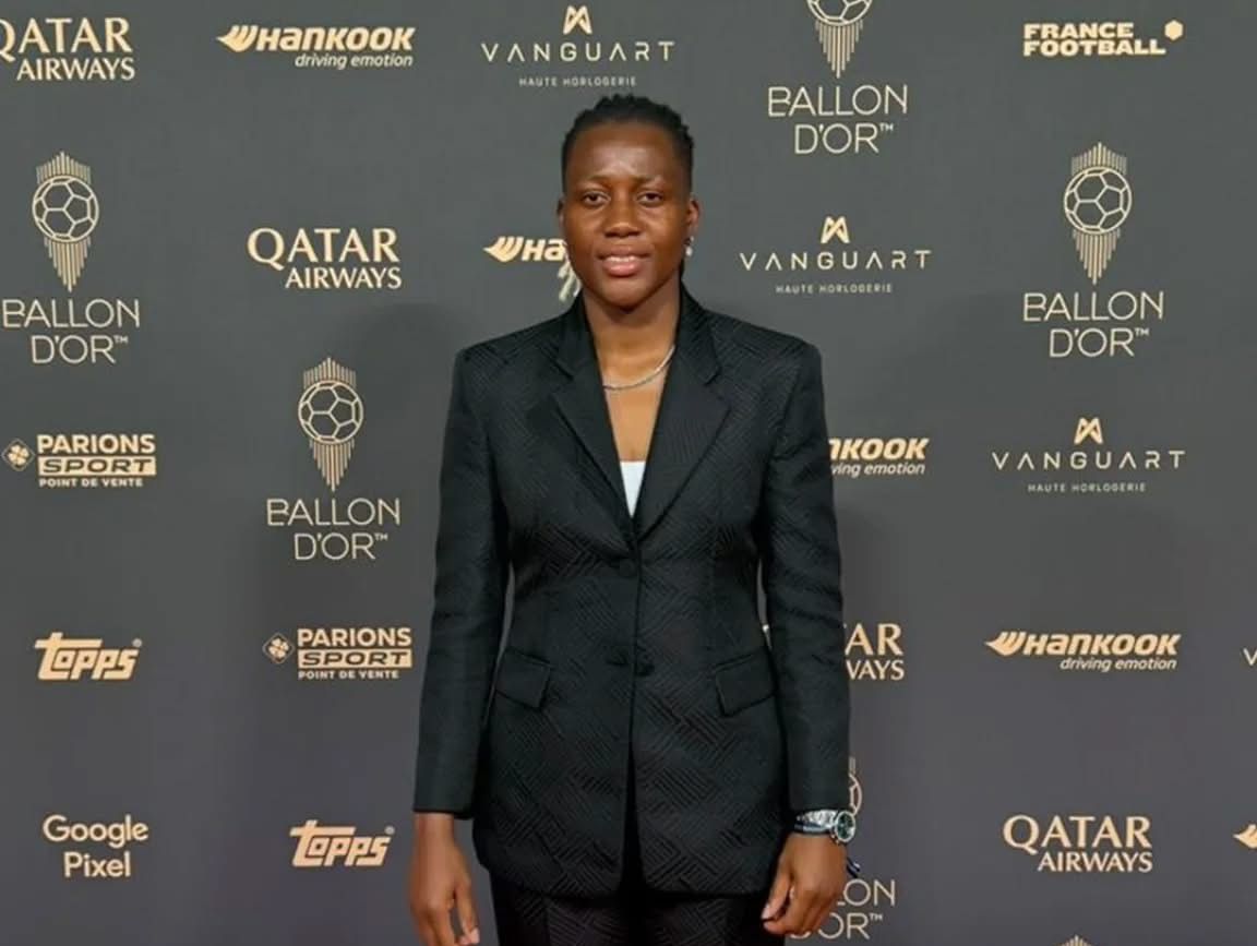 The Nigeria Football Federation (NFF) has praised Super Falcons goalkeeper Chiamaka Nnadozie and head coach Justine Madugu for their impressive achievements at the 2025 Ballon d’Or ceremony