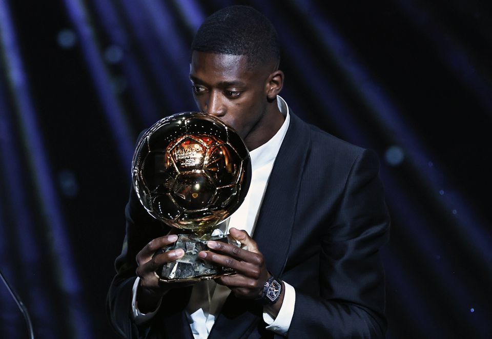 Lionel Messi has congratulated his former Barcelona teammate Ousmane Dembele after the French winger won the Ballon d’Or on Monday night in Paris.