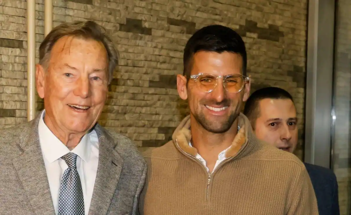 Nikola Pilic and Djokovic