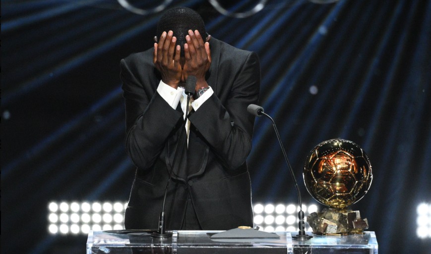 Ousmane Dembélé breaks down in tears after being crowned 2025 Ballon d’Or winner in Paris