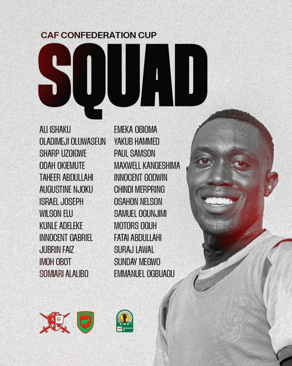 Abia Warriors squad to face Djoliba