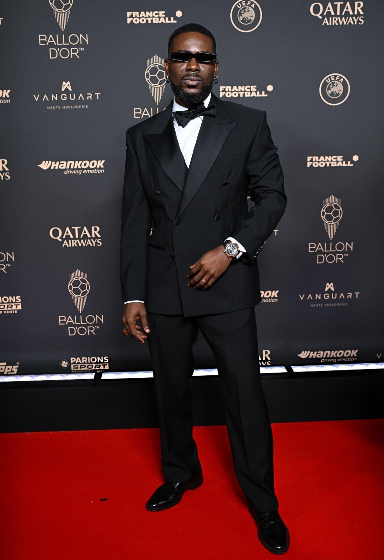 Adekunle Gold on the 2025 Ballon d’Or ceremony red carpet