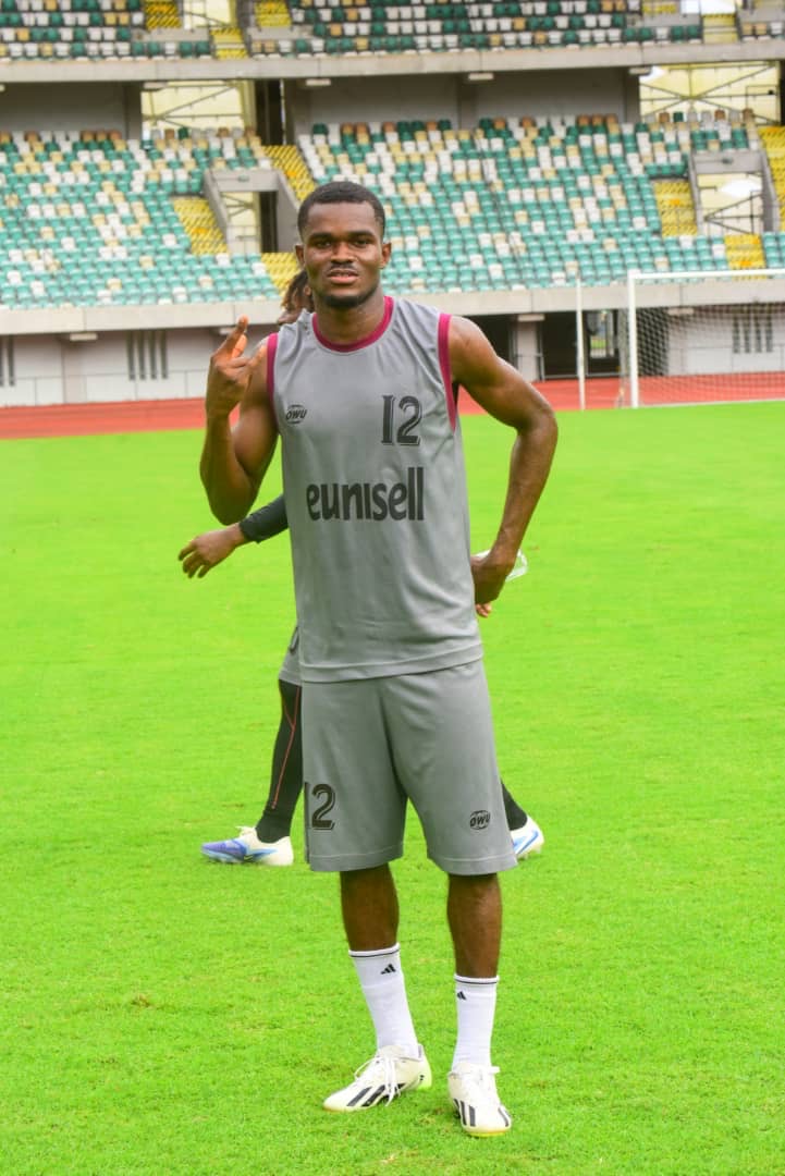 Israel Joseph in Abia Warriors colours