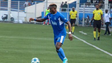 Edidiong Ezekiel during his home now for Enyimba FC