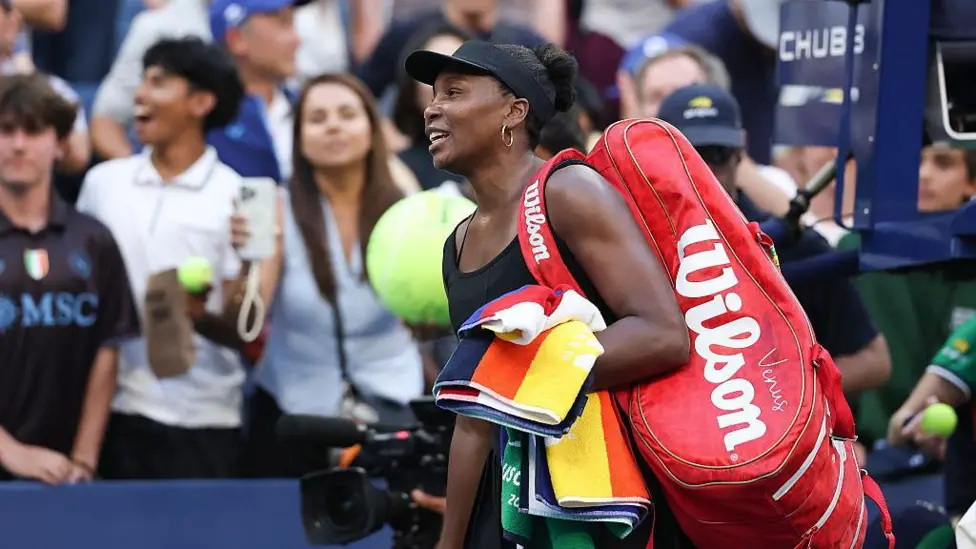 Venus Williams’ US Open journey came to an end after she and her partner, Leylah Fernandez, lost in the women’s doubles quarter-finals.