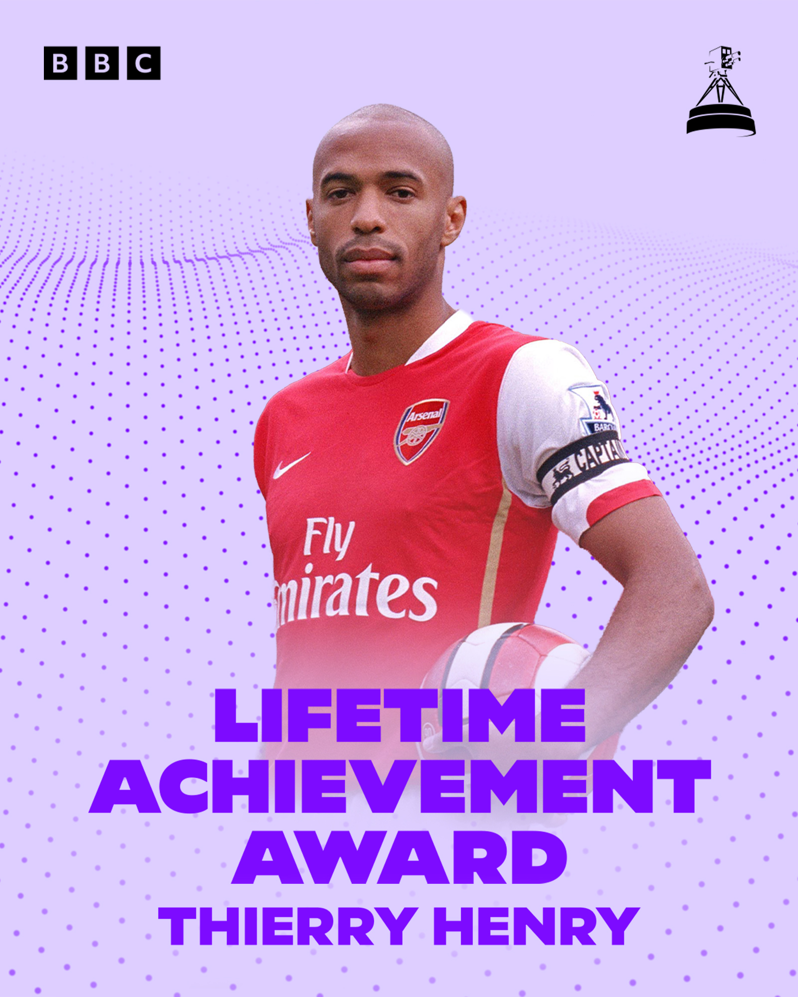 Thierry Henry honoured with BBC Sports Award