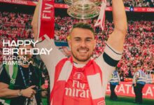 Arsenal and Fans mark Aaron Ramsey’s 35th Birthday