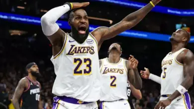 LeBron James could face punishment from the NBA after an incident with a referee during the Lakers’ 116-114 win over the Phoenix Suns on Sunday.