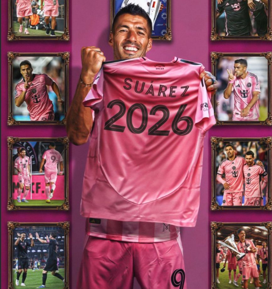 Luis Suárez extends Inter Miami Stay