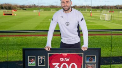Luke Shaw reaches 300 Manchester United appearances