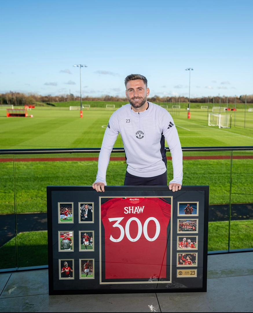 Luke Shaw reaches 300 Manchester United appearances