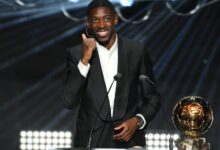 Ousmane Dembele named The Best by FIFA