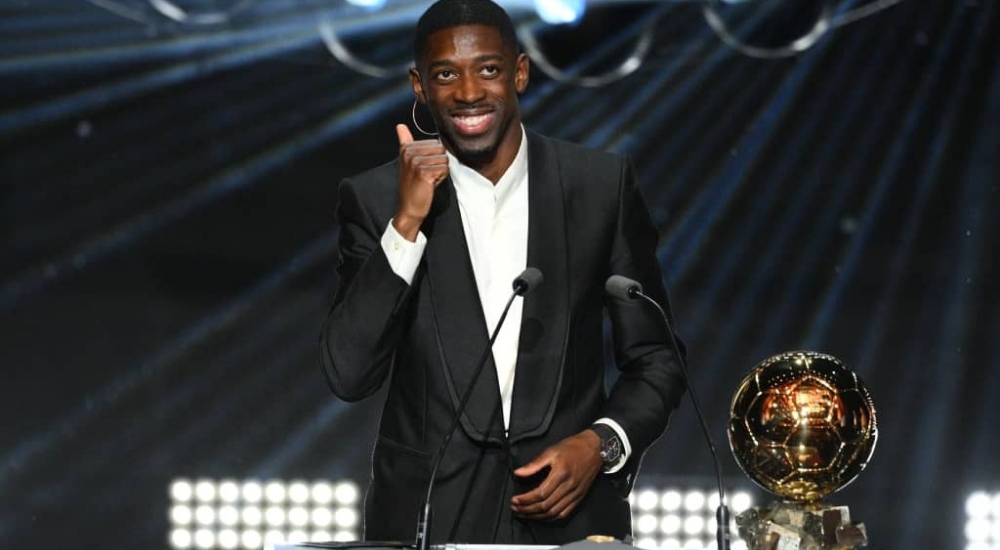 Ousmane Dembele named The Best by FIFA