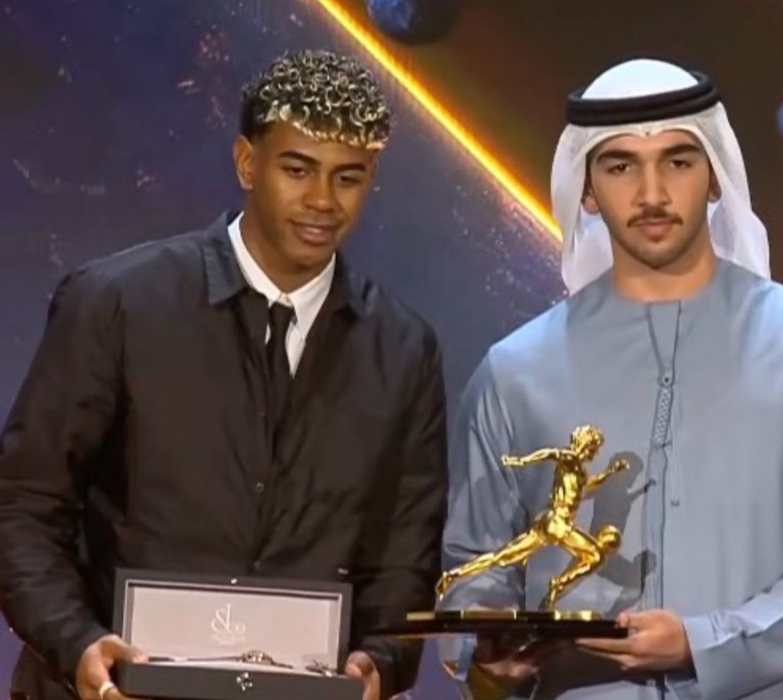 Yamal shines at the 2025 Globe Soccer Awards