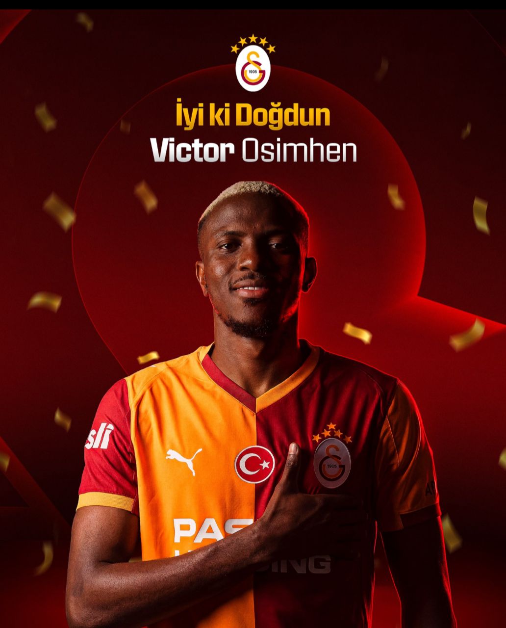 Victor Osimhen Turns 27 Today: Fans, Galatasaray Celebrate